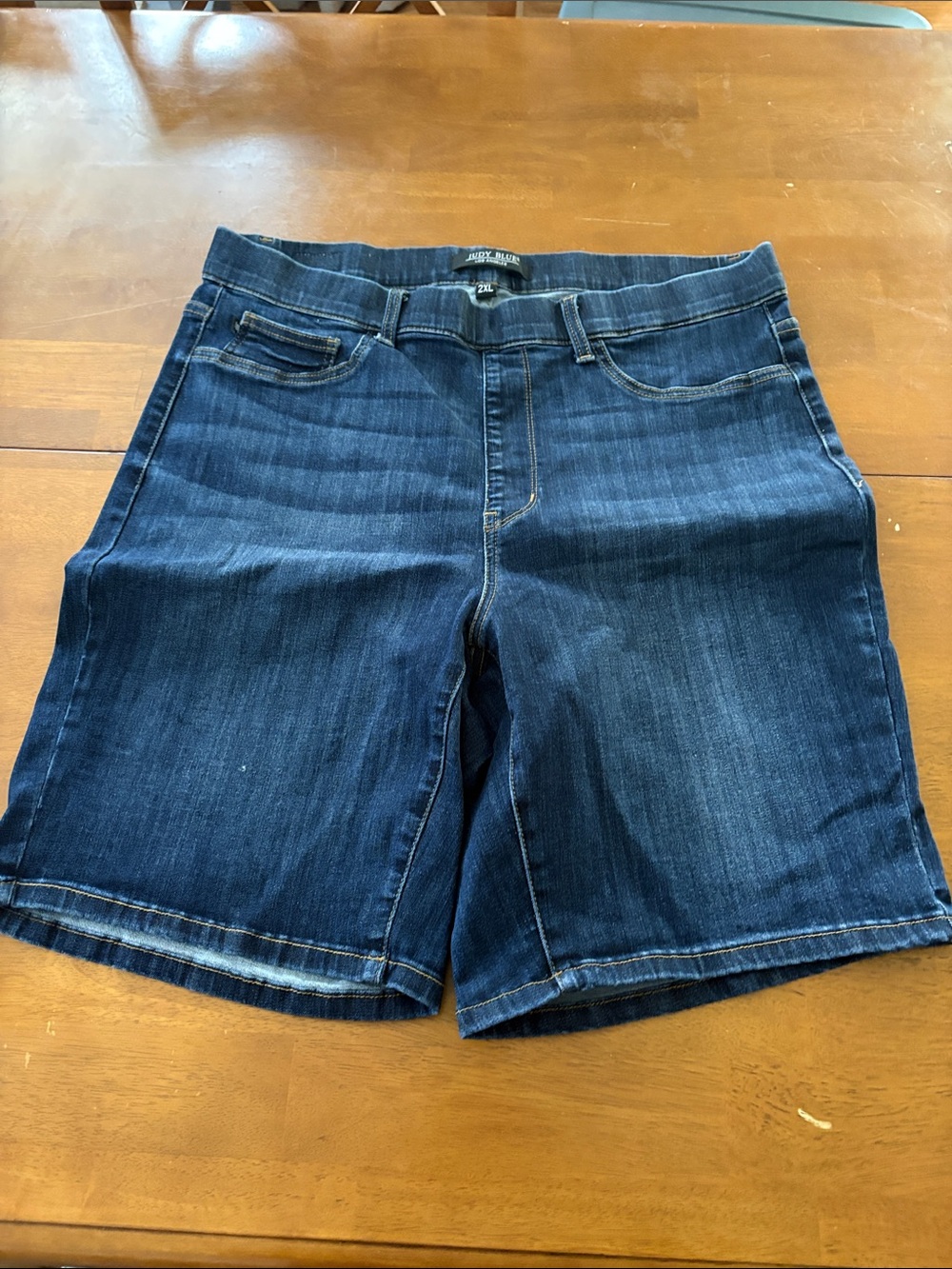 Judy Blue Dark Blue Denim Bermuda Shorts